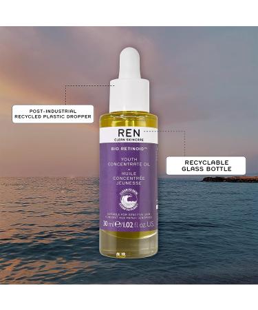 REN Clean Skincare Bio-Retinoid Youth Concentrate Oil - Vegan Anti-Aging Evening Oil - Buy Online on GoSupps.com