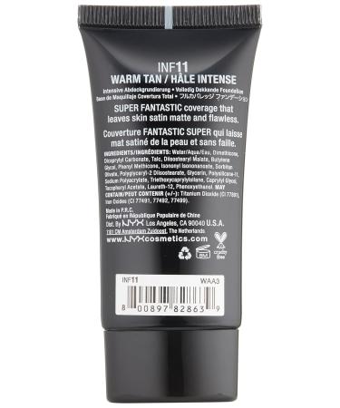 NYX Professional Makeup Invincible Fullest Coverage Foundation Warm Tan 0.85 Oz | International Shipping Available - Buy Online on GoSupps.com