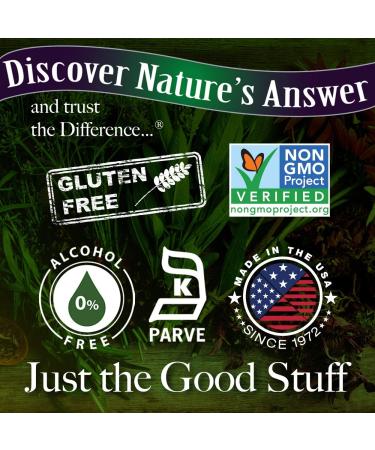 Nature's Answer Mullein Leaf Herbal Supplement 1oz (2 Pack) | Supports Respiratory Function, Mucous Membranes | Non-GMO, Kosher, Gluten-Free, Alcohol-Free - Buy Online on GoSupps.com