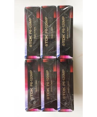 TDK P6-120 HS Video Tape - 6 Pack - Discontinued by Manufacturer - Buy Online on GoSupps.com
