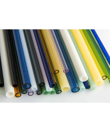 Devardi Glass Boro Tubing  COE 33  10 Borosilicate Mixed Colors 12 Inch Tubes