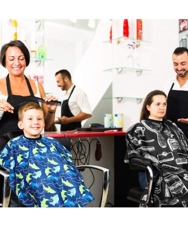 5-Piece Salon Barber Cape Set with Styling Cape, Apron, Neck Duster, Brush, and Comb - Perfect for Men, Women, Kids - Hairdressing Essentials - Buy Online on GoSupps.com