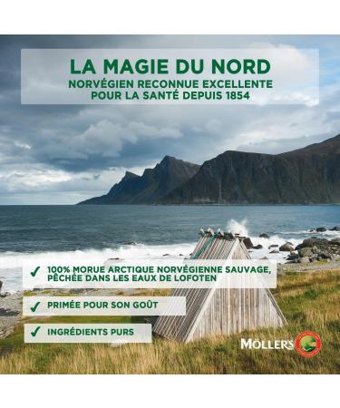 Mollers | Omega 3 Cod Liver Oil | Omega-3 Dietary Supplements with EPA DHA Vitamins A D and E | Superior Taste Price | 166 Year Old Brand | Lemon | 500ml - Buy Online on GoSupps.com