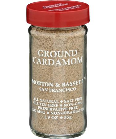 Morton & Bassett, Ground Cardamom, 1.9 Oz