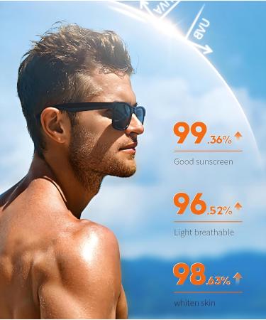 Men's Refreshing Sunscreen SPF 90+ PA++ | Non-Greasy Moisturizing Travel Size 50g - Buy Online on GoSupps.com
