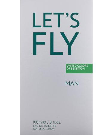 BENETTON Let's Fly Eau de Toilette Spray 3.4 Fluid Ounce - Buy Online on GoSupps.com