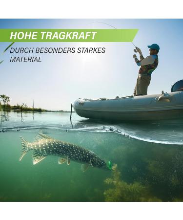 Frambay Braided Fishing Cord - 4-Way Braid Fishing Line | 500m & 150m Green - 0.14mm 9kg Strength - Buy Online on GoSupps.com