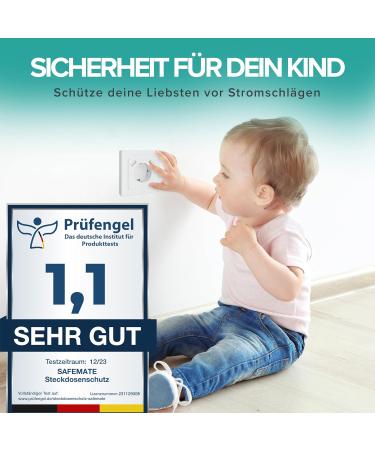 Safemate Child Lock Socks (20 Pack) - Enhanced Safety for Babies & Toddlers | Socket Protection with Kidsafelock - Buy Online on GoSupps.com