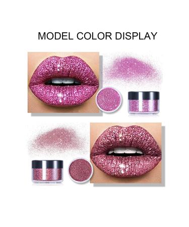 FREEORR Glitter Lip Kit - Long Lasting Waterproof Lipstick Set with Diamond and Metallic Finish in Red Color - Buy Online on GoSupps.com