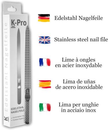 K-Pro Nail File - Stainless Steel - 2 Grains - Buy Online on GoSupps.com