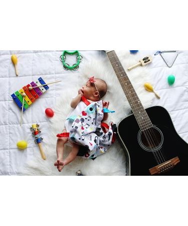 Baby Jack & Co 8x8 Music Lovey Tag Toy for Babies | Crinkle & Soft Baby Toy with Stroller Clip | Learn Shapes & Colors | BPA Free - Buy Online on GoSupps.com