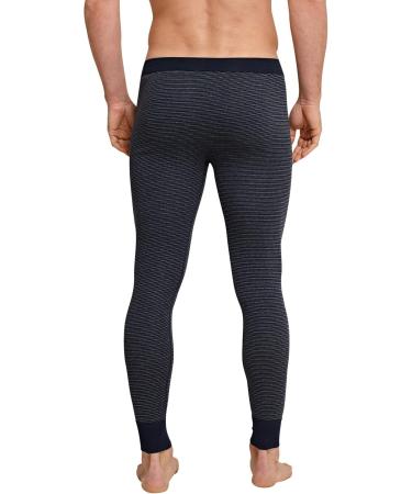 Schiesser Men's Long Underpants with Fly - Original Classics L Dark Blue | International Shipping Available - Buy Online on GoSupps.com
