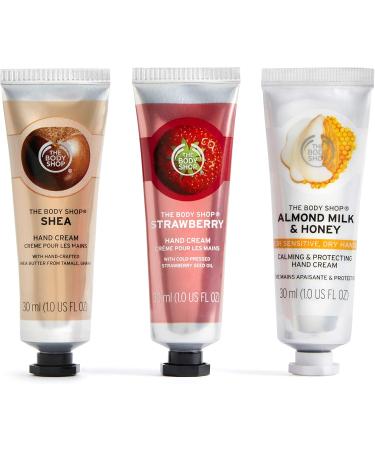 The Body Shop Soothing Trio Includes Fruity and Nutty Hand Creams 3.04 Fl Oz - Buy Online on GoSupps.com