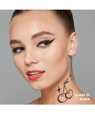 Nyx Professional Makeup Epic Ink Eye Liner - Waterproof Vegan 2-Pack (Shade 01 Black 1ml) - International Shipping Available - Buy Online on GoSupps.com