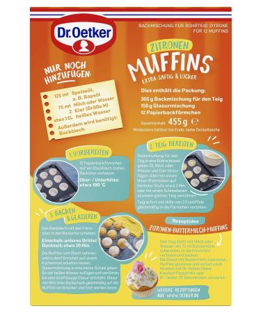 Dr. Oetker 12-Way Muffin Sample Set - Baking Mixes for Chocolate Marble Lemon & Classic Cupcakes | International Shipping Available - Buy Online on GoSupps.com