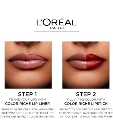 L'Oreal Paris Color Riche Lipliner Couture 374 Intense Plum - 1 Count - Buy Online on GoSupps.com