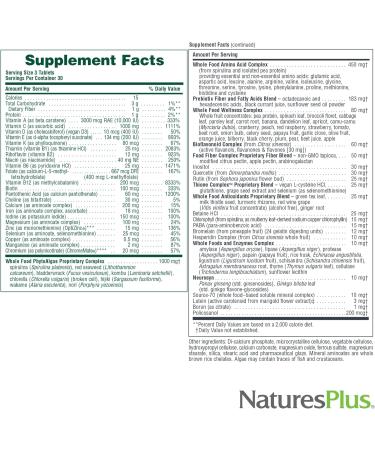 NaturesPlus Ultra Source of Life Multivitamin - 90 Tablets - Supports Immune Health Energy & Overall Well-Being - with Lutein & Vitamin D3 - Vegetarian & Gluten Free - 30 Servings 90 Count (Pack of 1) - Buy Online on GoSupps.com
