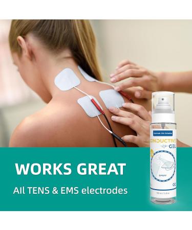 Conductive Gel for TENS Unit Pads - Adhesive Gel for Electrode Lifespan | Muscle Stimulator 150 ML - Buy Online on GoSupps.com