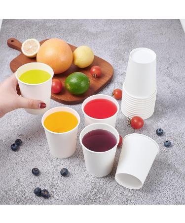 LITOPAK 8 oz Disposable Paper Coffee Cups - 400 Pack | Hot/Cold Beverage Drinking Cups for Water | Perfect for Parties, Picnics, and Events | White Paper Cups - Buy Online on GoSupps.com