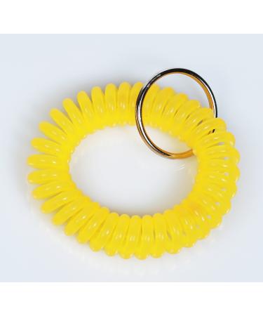 Spiral Bracelet - Rainbow Colors - Wrist Coil (yellow)