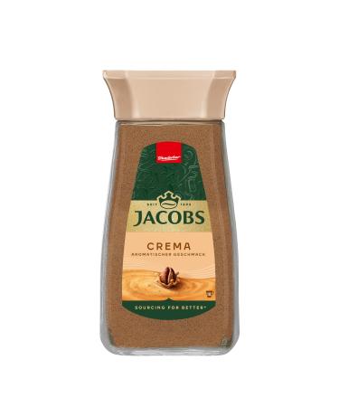 Jacobs Crema soluble coffee beans instant coffee made from roasted coffee beans 200g Crema 200 g (1 pack)