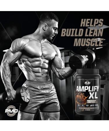 PMD Sports Amplify XL Premium Whey Protein Double Chocolate Explosion (24 Servings) & iSatori Bio-GRO Unflavored (60 Servings) - Buy Online on GoSupps.com