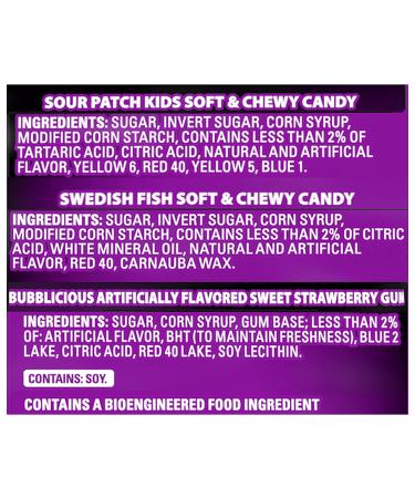 SOUR PATCH KIDS & SWEDISH FISH Halloween Candy Variety Pack - 75 Trick or Treat Bags - Buy Online on GoSupps.com