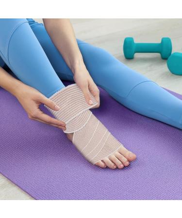 7 PCS Premium Elastic Bandage Wraps - Compression Leg Bandages Self-Closing Washable & Reusable Latex Free Hook & Loop Fasteners - Buy Online on GoSupps.com