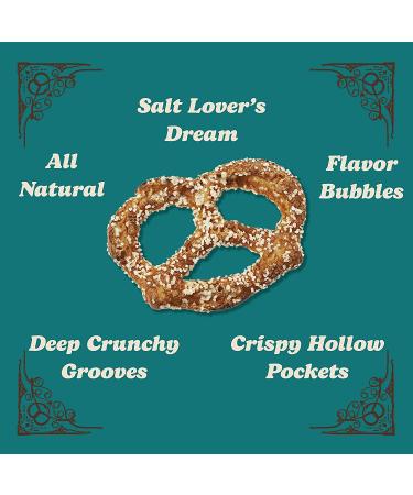 Extra Salt Splits Pretzels - Homestyle Baked, Certified OU Kosher, Non-GMO, No Artificial Flavor - 11 oz Bags (Pack of 12) - Buy Online on GoSupps.com