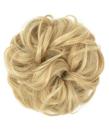 JJStar Large Bun Hair Part with Rubber Band - Natural Blonde Hair Extensions & Messy Bun Accessories for Women & Girls - Buy Online on GoSupps.com