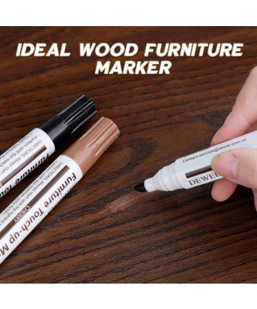 Furniture Markers Touch Up Kit | 18 Color Wood Repair Markers & Polish Wax for Tables Cabinets & More - Buy Online on GoSupps.com