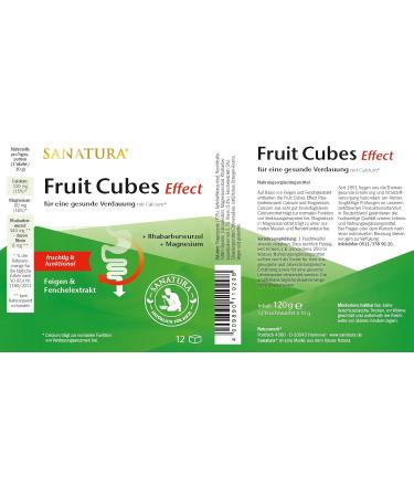 Sanatura Healing Fruit Cubes Effect 120 g - Buy Online on GoSupps.com