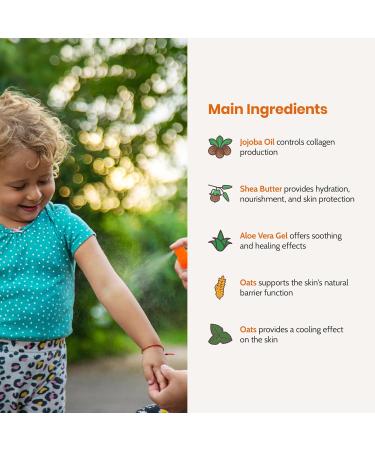 Mommy Care Soothing Gel Aloe Vera Formula for Fast-Acting Sunburn & Bug Bite Relief Cooling & Calming Skincare Solution 70 ml / 2.03 fl oz - Buy Online on GoSupps.com