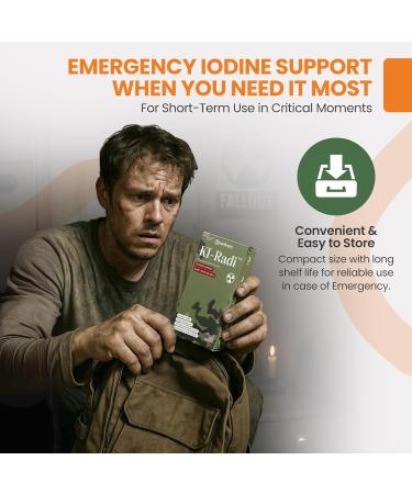 EarthNutri KI-Radi Potassium Iodide Tablets 65 mg High Potency Iodine Supplement for Thyroid Support Emergency Preparedness Potassium Supplement in Foil-Foil Blister 60 Tablets (3 Pack of 20) 20 Count (Pack of 3) - Buy Online on GoSupps.com