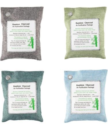 Bamboo Coal Bag - Natural Air Purifier & Odor Remover for Home Bedroom & Car | Moisture-Resistant Deodorant - Buy Online on GoSupps.com