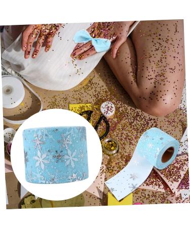 NUOBESTY 1 Roll Roll American Mesh Rolls Christmas Sto The Tulle Spool Snowflake Gauze Material Bow Tie - Buy Online on GoSupps.com