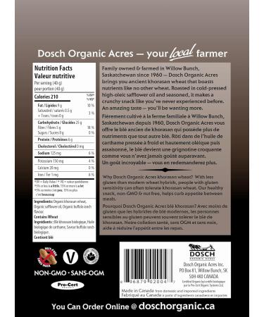 Wheat Crunch (Buffalo Ranch Organic Vegan Nut Free Snack 160g Pkg 12) Buffalo Ranch 160 g (Pack of 12) - Buy Online on GoSupps.com