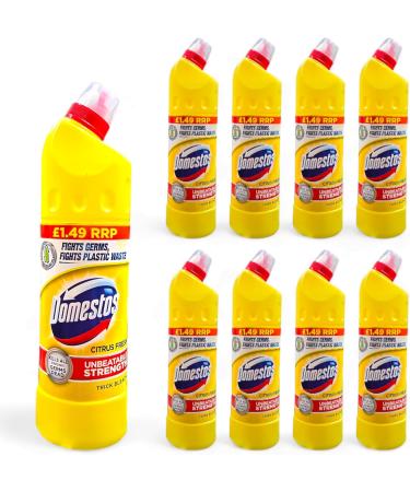 Krishna Stores Limited Domestos Citrus Fresh Thick Bleach 9x 750 ml - Buy Online on GoSupps.com
