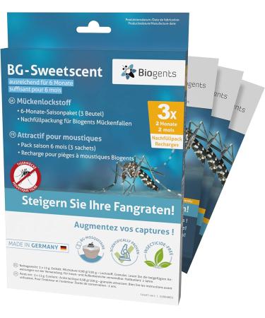 Buy Biogen BG-Home I Mosquito Trap | Insect Destroyer & BG-SweetScent Attractant | 3-Pack Bundle for Asian Tiger Mosquitoes - International Shipping Available - Buy Online on GoSupps.com