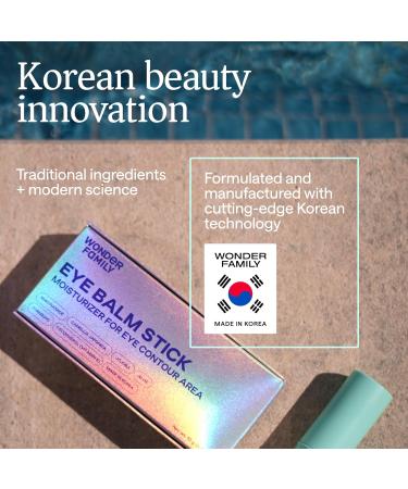 Korean Under Eye Balm Stick - Hydrating Eye Cream for Dark Circles and Puffiness Wrinkles and Fine Lines - Lightweight Alternative to Serum - Moisturizing Korean Skin Care with Niacinamide Vitamin E - Buy Online on GoSupps.com