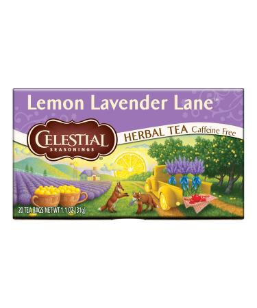 Celestial Seasonings Herbal Tea Lemon Lavender Lane, 20 CT 20 Count (Pack of 1)