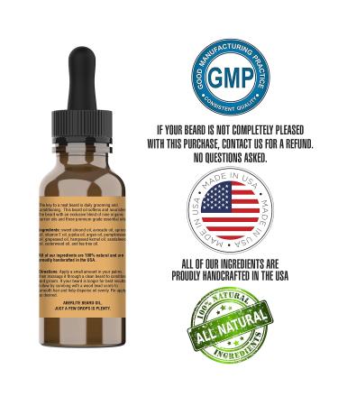 Aberlite Beard Oil for Men - Ultimate Growth & Moisturizer | Softens Coarse Hair - Perfect for Black Men - Buy Online on GoSupps.com