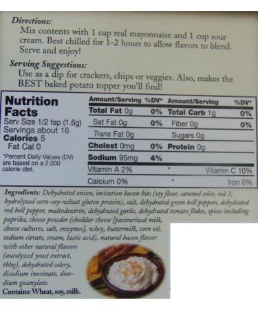 Wind & Willow Dip Mix Variety Pack - Cheesy Bacon, Chipotle Cheddar, Fiesta Ranchero - Buy Online on GoSupps.com