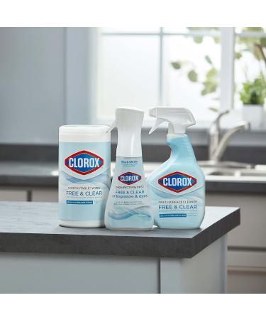 Clorox Free & Clear Disinfecting Mist - 14 Fl Oz Spray Bottle & Refill | International Shipping Available - Buy Online on GoSupps.com