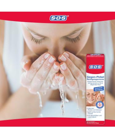 Buy SOS Counter-Pimple Cream - Medical Facial Cleanser with Micro Silver & Lauric Acid for Acne-Prone Skin | 50 ml - Gentle Foaming & Deep Pore Cleansing  - Buy Online on GoSupps.com
