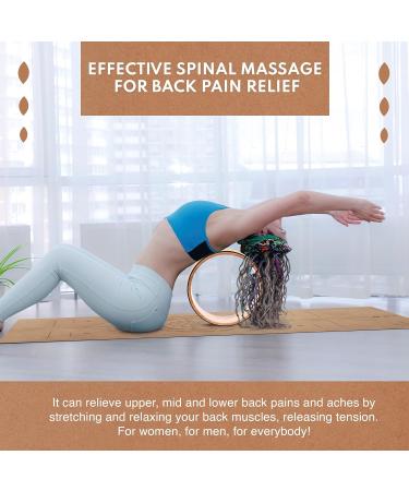 YVS Yoga Wheel & Cork Yoga Ring | Perfect for Yoga Pilates & Fitness - International Shipping - Buy Online on GoSupps.com