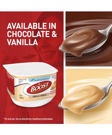 BOOST Chocolate Pudding Ready-to-eat Oral Nutrition Supplement Nutritionally Complete 6.8g Protein 230 Calories Kosher Gluten-free - Buy Online on GoSupps.com