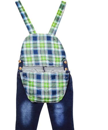 KIDSCOOL SPACE Baby Denim Overalls 3D Cute Cartoon Knitted Jean Dungarees Blue 6-12 Months - Buy Online on GoSupps.com