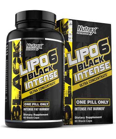 Nutrex Lipo-6 Black Intense Ultra Concentrate | Thermogenic Fat Burner | 60 Diet Pills x 2 - Buy Online on GoSupps.com