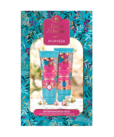 Tesori d'Oriente gift set CREMEDUSCHE & BODY cream 'Ayurveda' 250 ml aromatic body care wellness for body & senses Ayurveda (cream shower & body cream) - Buy Online on GoSupps.com